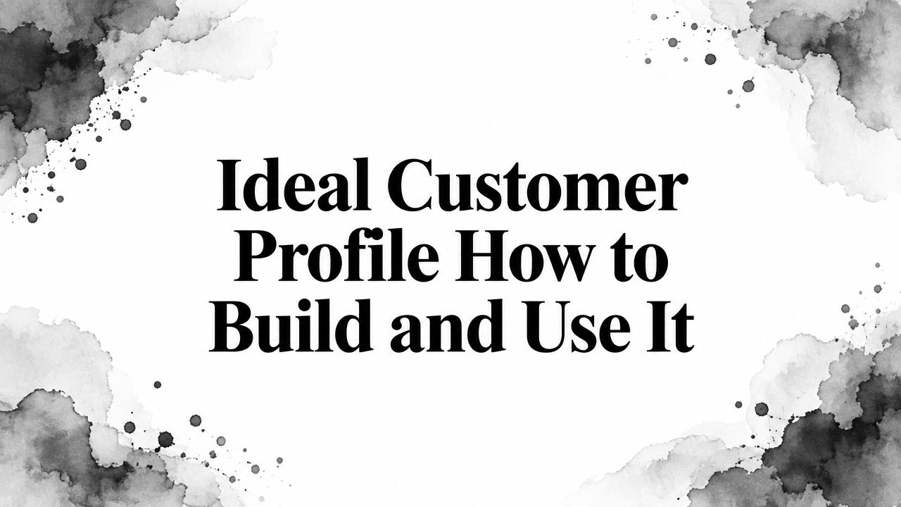 Ideal Customer Profile How to Build and Use It