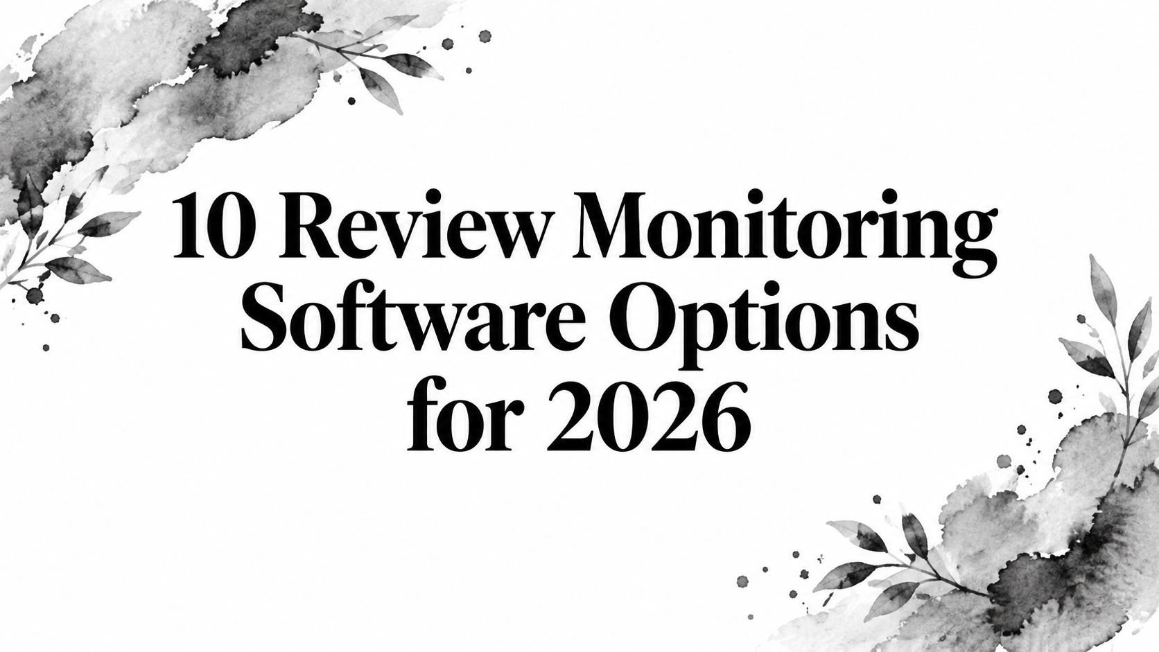 10 Review Monitoring Software Options for 2026