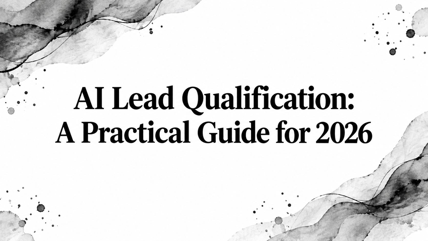 AI Lead Qualification: A Practical Guide for 2026