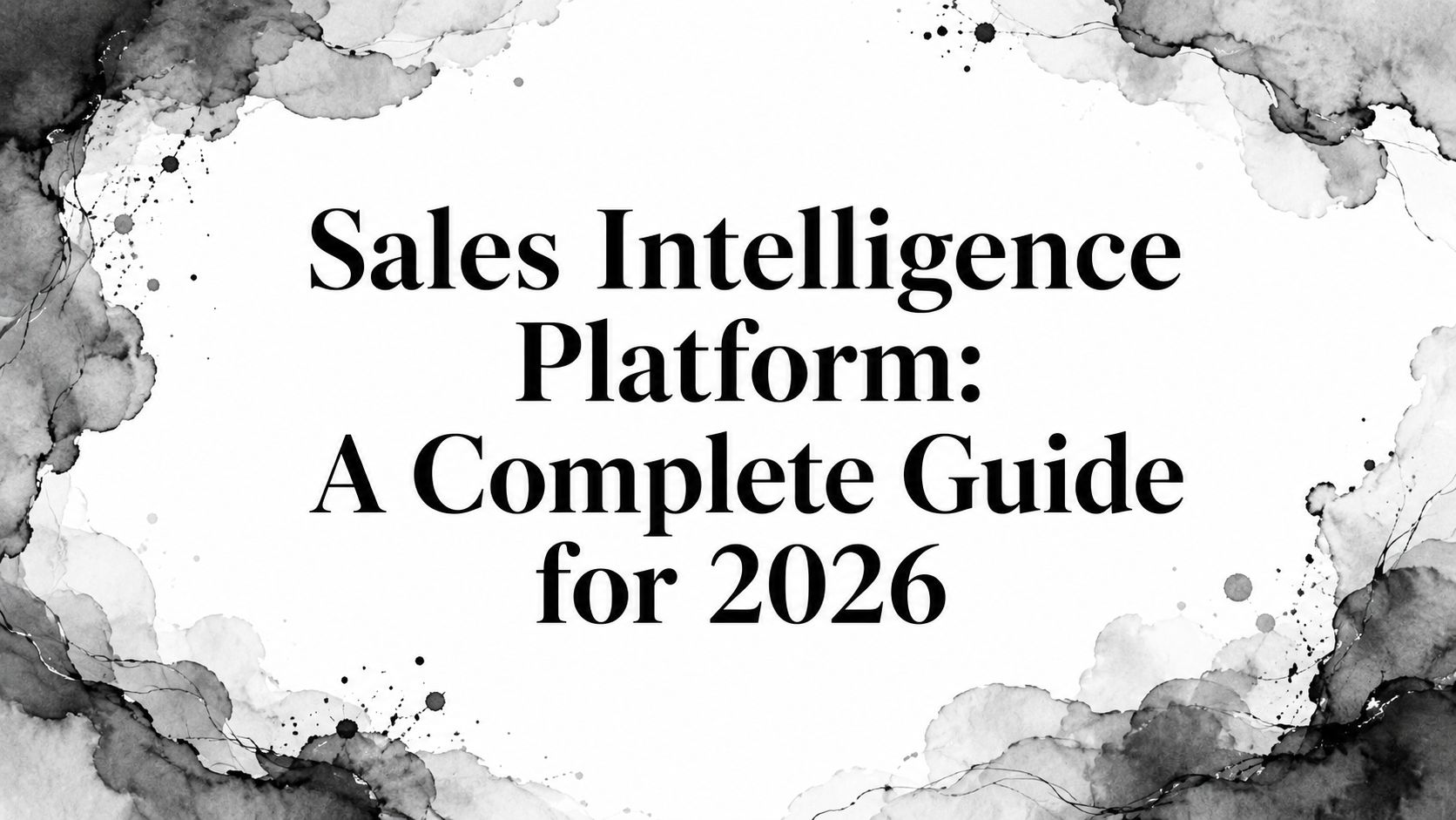 Sales Intelligence Platform: A Complete Guide for 2026